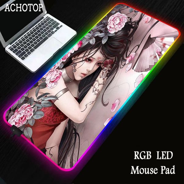 mouse pads & wrist rests anime girl rgb pad large gaming mat gamer led computer mousepad for keyboard desk mause carpet backlight
mouse pads & wrist rests anime girl rgb pad large gaming mat gamer led computer mousepad for keyboard desk mause carpet backlight