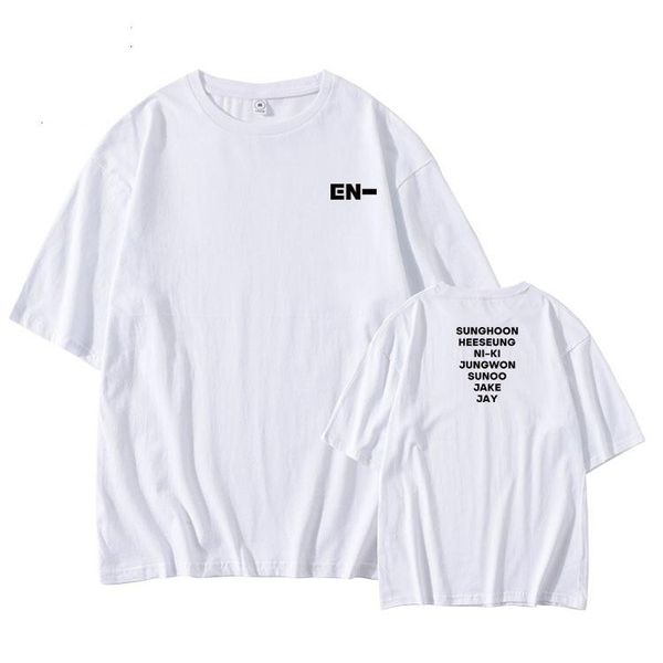 women's t-shirt kpop enhypen all member names printing o neck t shirt summer style dropped shoulder sleeve, White
women's t-shirt kpop enhypen all member names printing o neck t shirt summer style dropped shoulder sleeve, White