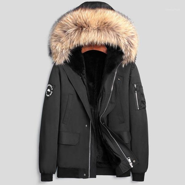 Men's Leather & Faux 2021 Jacket Korean Men Clothing Winter Parkas Real Fur Coat Hair Hooded Ropa Hombre XZ1971 Pph1058, Black
Men's Leather & Faux 2021 Jacket Korean Men Clothing Winter Parkas Real Fur Coat Hair Hooded Ropa Hombre XZ1971 Pph1058, Black