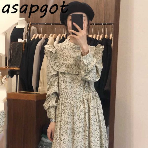 temperament chic korean retro sweet stand collar ruffles dress women patchwork puff sleeve floral print loose dress vestido 210610, Black;gray
temperament chic korean retro sweet stand collar ruffles dress women patchwork puff sleeve floral print loose dress vestido 210610, Black;gray