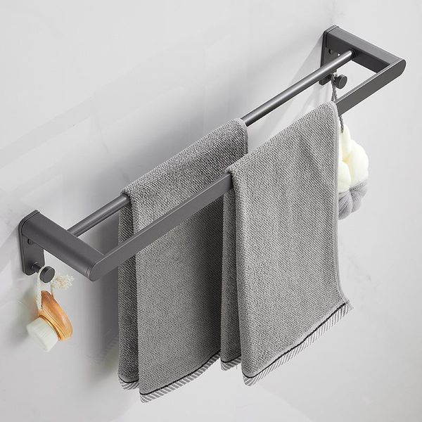 towel racks grey space aluminum rack pole double-bar bathroom hanger double bath
towel racks grey space aluminum rack pole double-bar bathroom hanger double bath