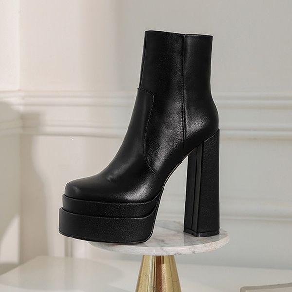 dress shoes luxury brand women shoes autumn winter chelsea chunky heel female double layer platform ankle boots fashion riding sno, Black
dress shoes luxury brand women shoes autumn winter chelsea chunky heel female double layer platform ankle boots fashion riding sno, Black