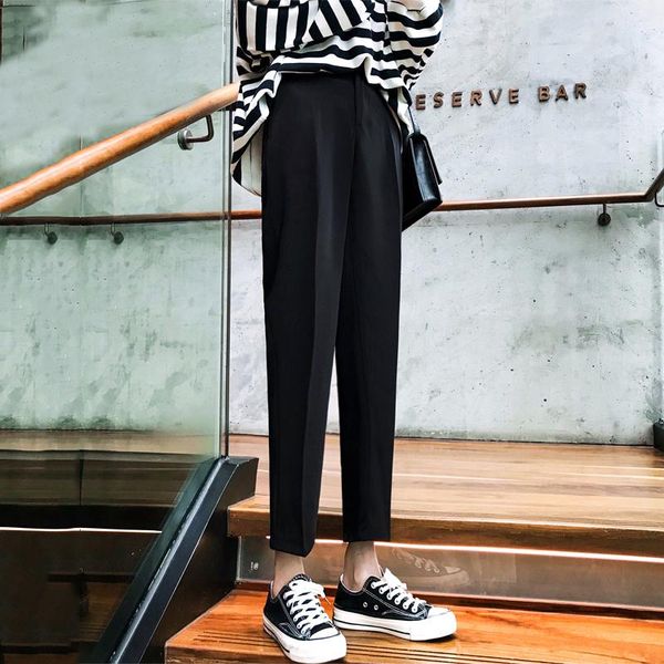 simple female high waist pants spring autumn 2021 women's trousers harem pants for women pantalon femme zjt2310, Black;white
simple female high waist pants spring autumn 2021 women's trousers harem pants for women pantalon femme zjt2310, Black;white