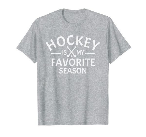 hockey is my favorite season t-shirt, White;black 
hockey is my favorite season t-shirt, White;black