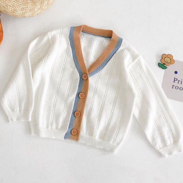 pullover v-neck knitted baby boy cardigan sweater hollowing out cotton full length for spring sw2021, Blue
pullover v-neck knitted baby boy cardigan sweater hollowing out cotton full length for spring sw2021, Blue