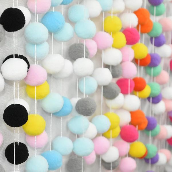 party decoration quality 3cm soft hairball fluffy ball tassel garlands handmade pom poms pendant for kids room birthday backdrop
party decoration quality 3cm soft hairball fluffy ball tassel garlands handmade pom poms pendant for kids room birthday backdrop