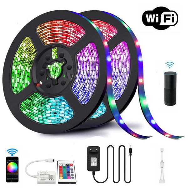 strips 1m 2m 5m 10m 15m wifi led strip ribbon fita rgb smd 3528 12v flexible home decoration tira light waterproof
strips 1m 2m 5m 10m 15m wifi led strip ribbon fita rgb smd 3528 12v flexible home decoration tira light waterproof