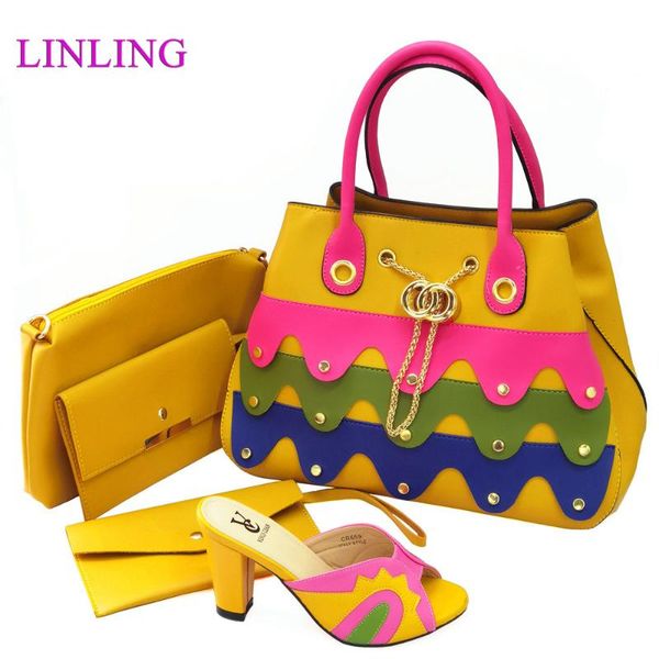 dress shoes arrivals italian design ladies and bag for yellow color party women with matching set wedding, Black
dress shoes arrivals italian design ladies and bag for yellow color party women with matching set wedding, Black