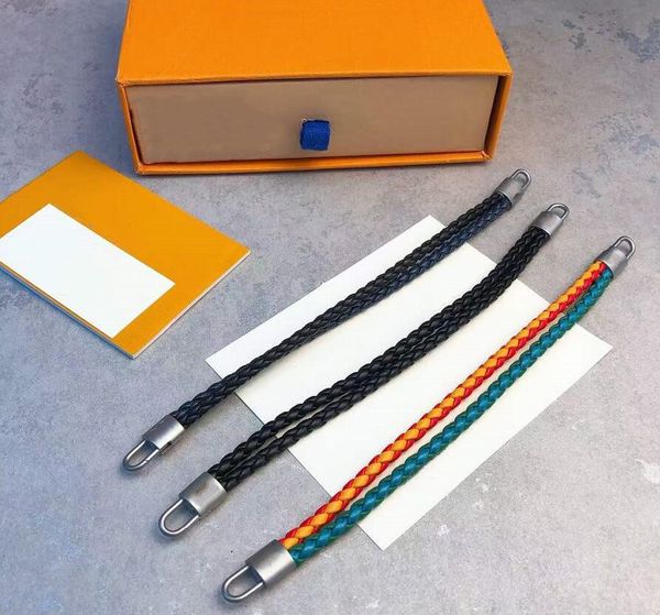 luxury jewelry women's weaved leather bracelets designer bangle with clasp letter v color and black fashion accessories, Golden;silver
luxury jewelry women's weaved leather bracelets designer bangle with clasp letter v color and black fashion accessories, Golden;silver
