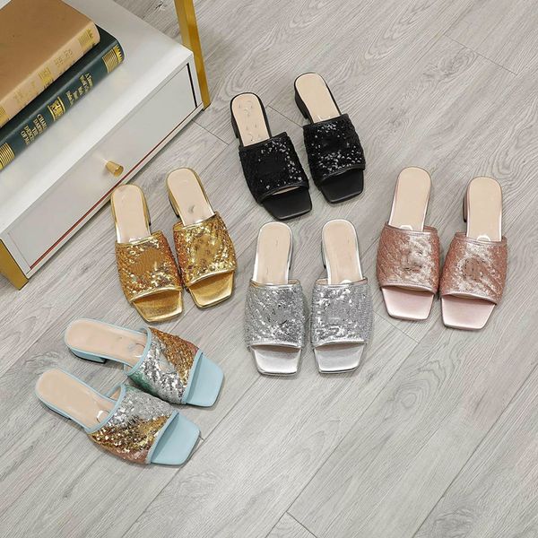 luxury high-end new women's shoes sequins solid color square head beach slippers all-match flat-heel fashion sandals casual banquet wed, Black
luxury high-end new women's shoes sequins solid color square head beach slippers all-match flat-heel fashion sandals casual banquet wed, Black