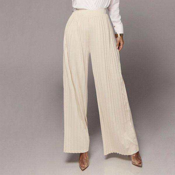 women's pants & capris apperloth 2021 long women spring autumn pleated elastic waist wide leg solid khaki black high ol trousers, Black;white
women's pants & capris apperloth 2021 long women spring autumn pleated elastic waist wide leg solid khaki black high ol trousers, Black;white