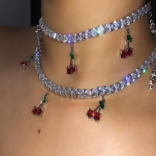 pendant necklaces fashion lovely women's zircon cherry slightly cute while showing the temperament girls romantic gift jewelry, Silver
pendant necklaces fashion lovely women's zircon cherry slightly cute while showing the temperament girls romantic gift jewelry, Silver