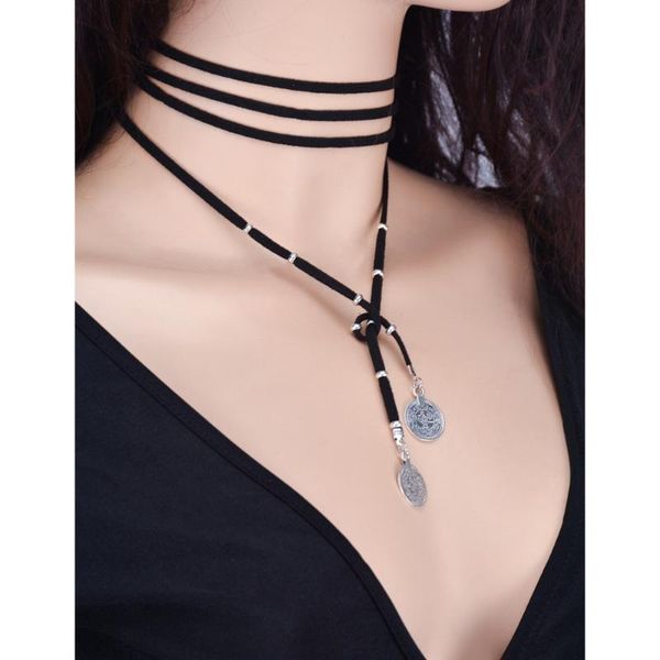 pendant necklaces boho long necklace casual faux leather chain coin pendants for women trendy vintage jewerly, Silver
pendant necklaces boho long necklace casual faux leather chain coin pendants for women trendy vintage jewerly, Silver