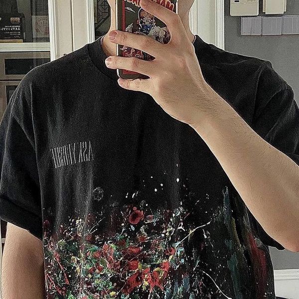 2021 new 20ss oversize washed do old vintage casual fashion tee thick inside out askyurself t shirt bknp, White
2021 new 20ss oversize washed do old vintage casual fashion tee thick inside out askyurself t shirt bknp, White