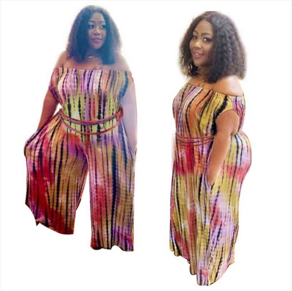 arrivals rainbow striped printing womens romper plus size slash neck lace up slim waist pockets wide leg rompers, Black;white
arrivals rainbow striped printing womens romper plus size slash neck lace up slim waist pockets wide leg rompers, Black;white