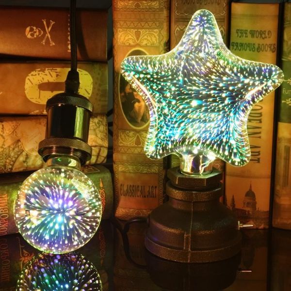 bulbs e27 3d led light bulb 6w vintage edison star fireworks lamp night meteor shower lamps for christmas tree party decoration
bulbs e27 3d led light bulb 6w vintage edison star fireworks lamp night meteor shower lamps for christmas tree party decoration