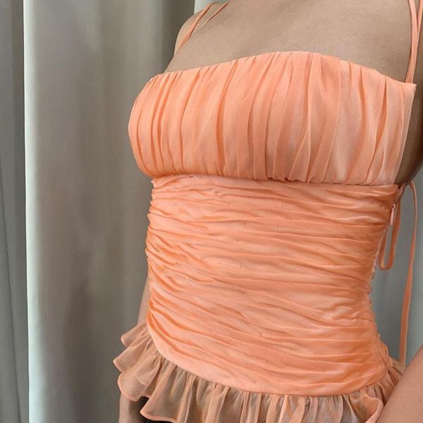 women's tanks & camis feminine one-shoulder open back neck sling lotus leaf mesh vest orange, White
women's tanks & camis feminine one-shoulder open back neck sling lotus leaf mesh vest orange, White