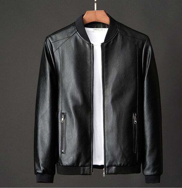 fashion men's spring autumn stand collar leather jacket new slim thin clothes jacket coat outerwear, Black;brown
fashion men's spring autumn stand collar leather jacket new slim thin clothes jacket coat outerwear, Black;brown