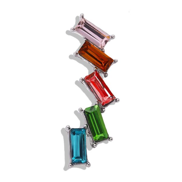 new fashion and exquisite baub same simple trendy geometric diamond earrings, Silver
new fashion and exquisite baub same simple trendy geometric diamond earrings, Silver