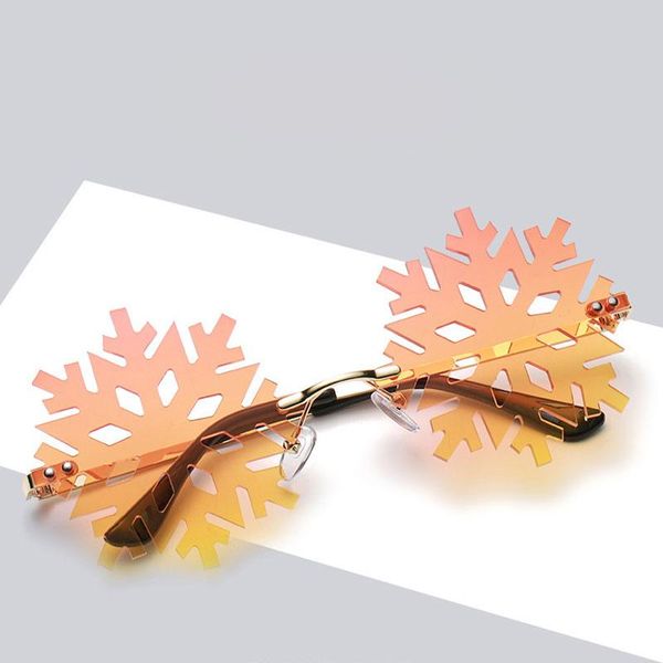 sunglasses vintage snowflake shape women fashion rimless party sun glasses luxury steampunk gradient lens shades uv400, White;black
sunglasses vintage snowflake shape women fashion rimless party sun glasses luxury steampunk gradient lens shades uv400, White;black
