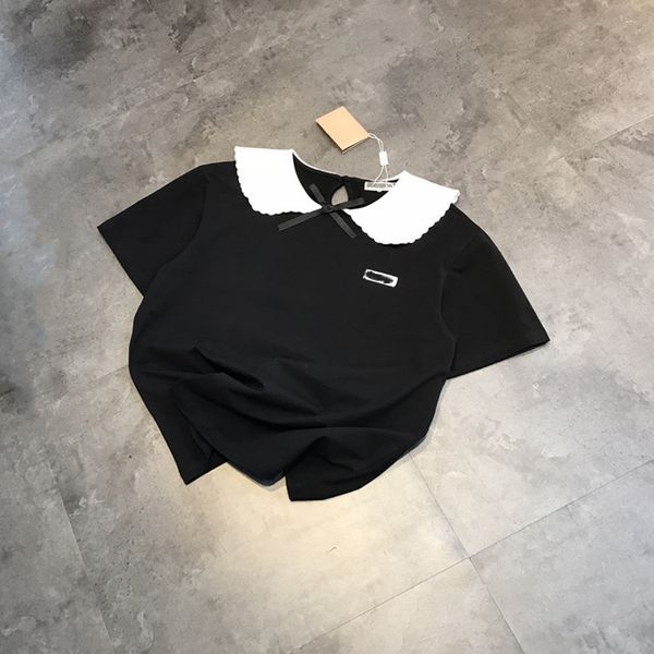 high version miao niche 2021 spring / summer new doll collar loose and versatile cotton short sleeve t-shirt female 08060, White
high version miao niche 2021 spring / summer new doll collar loose and versatile cotton short sleeve t-shirt female 08060, White