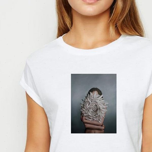 fashion feather flower girl t shirt women hop streetwear graphic ropa mujer tshirt spring summer tee o neck t shirts, White
fashion feather flower girl t shirt women hop streetwear graphic ropa mujer tshirt spring summer tee o neck t shirts, White