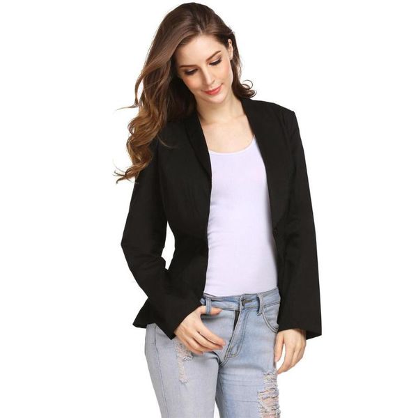 women's suits & blazers women shawl lapel long sleeve one button casual blazer spring autumn wear work pockets solid khaki black, White;black
women's suits & blazers women shawl lapel long sleeve one button casual blazer spring autumn wear work pockets solid khaki black, White;black