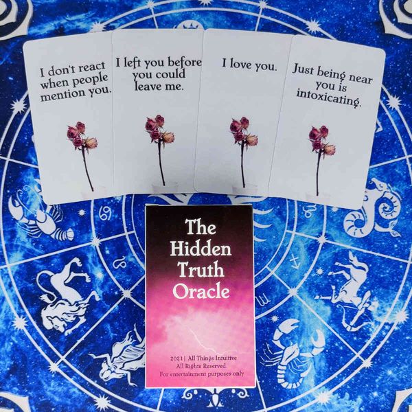 the hidden truth oracle cards divination deck entertainment party board game support drop shipping 54 pcs/box
the hidden truth oracle cards divination deck entertainment party board game support drop shipping 54 pcs/box