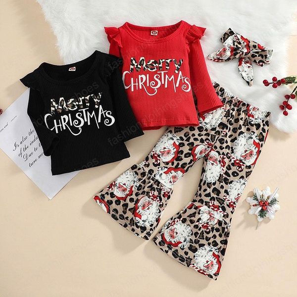 kids clothing sets girls christmas outfits children flying sleeve letter +santa claus leopard print flared pants+bow 3pcs/set spring autumn, White
kids clothing sets girls christmas outfits children flying sleeve letter +santa claus leopard print flared pants+bow 3pcs/set spring autumn, White