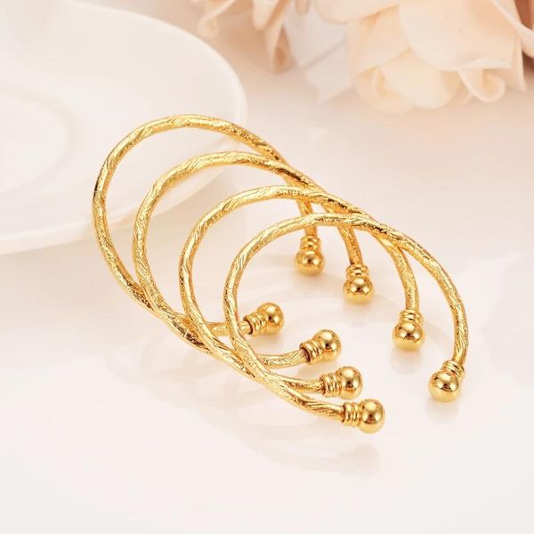 bangle 4pcs 24k baby bangles gold color dubai kids bracelet luxury anklet child jewelry birthday gift, Black
bangle 4pcs 24k baby bangles gold color dubai kids bracelet luxury anklet child jewelry birthday gift, Black