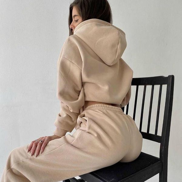 women's two piece pants tracksuit women sets oversized hooded long sleeve sweatpant suit spring autumn casual solid sport y2k vero, White
women's two piece pants tracksuit women sets oversized hooded long sleeve sweatpant suit spring autumn casual solid sport y2k vero, White