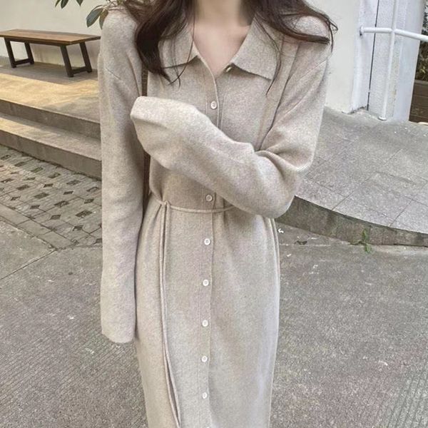 2021 new women's sweater spring autumn turn down collar solid lace up ladies knitted wear casual long sleeve buttons female uuk3, Black;gray
2021 new women's sweater spring autumn turn down collar solid lace up ladies knitted wear casual long sleeve buttons female uuk3, Black;gray
