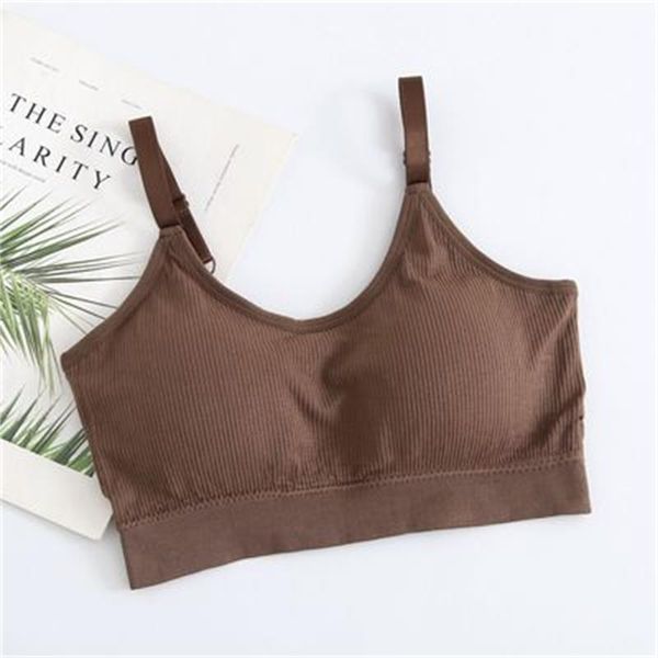 yoga outfit running sports underwear fitness ladies training shockproof breathable beauty back gathered sling top
