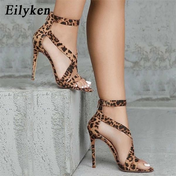 eilyken summer fashion leopard grain party open-toed thin heels sandals elegant buckle strap lady pumps size 35-40 220315, Black
eilyken summer fashion leopard grain party open-toed thin heels sandals elegant buckle strap lady pumps size 35-40 220315, Black