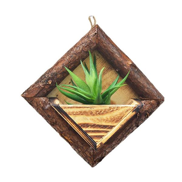 planters & pots creative wooden wall-mounted plant holder flower basket hanging planter wall decor for living room office (small size)
planters & pots creative wooden wall-mounted plant holder flower basket hanging planter wall decor for living room office (small size)