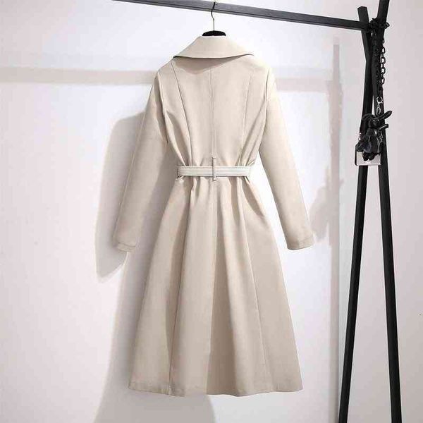women's trench coats autumn plus size coat women clothes streetwear scarf patchwork long windbreaker female outerwear with belt 4xl m09, Tan;black
women's trench coats autumn plus size coat women clothes streetwear scarf patchwork long windbreaker female outerwear with belt 4xl m09, Tan;black