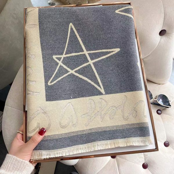 new warm and comfortable ladies wool scarf size 180*70cm star pattern shawl can be wholesale without box, Blue;gray
new warm and comfortable ladies wool scarf size 180*70cm star pattern shawl can be wholesale without box, Blue;gray