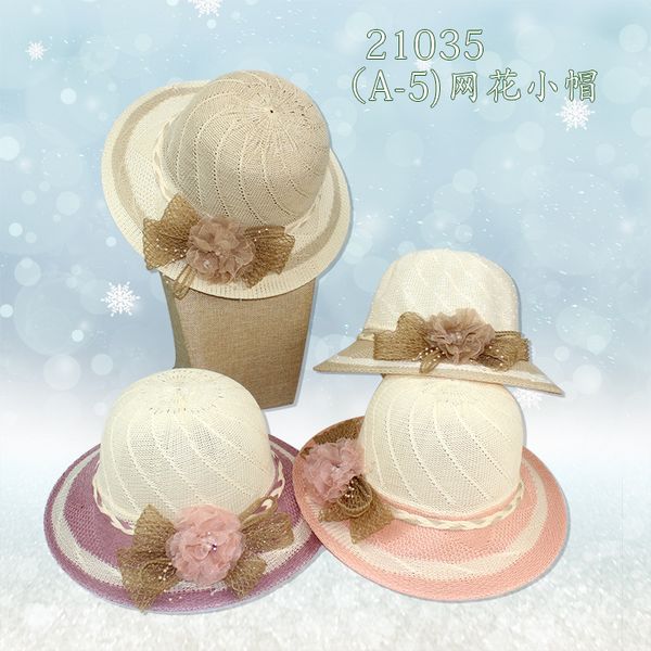 21 new net flower knitting basin summer women's hat sun shading and sunscreen travel fashion flowers in scenic spots, Yellow
21 new net flower knitting basin summer women's hat sun shading and sunscreen travel fashion flowers in scenic spots, Yellow