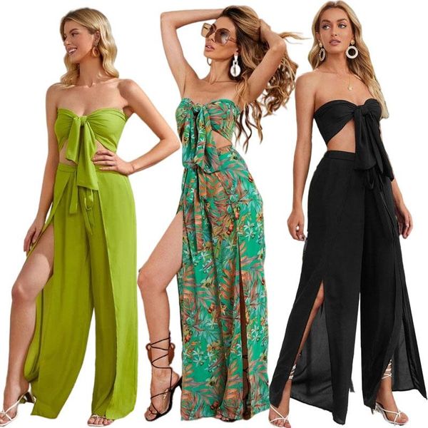women's tracksuits summer beach wear 2 piece crochet set women cover up hollow out two matching bra and pants party outfits, Gray
women's tracksuits summer beach wear 2 piece crochet set women cover up hollow out two matching bra and pants party outfits, Gray