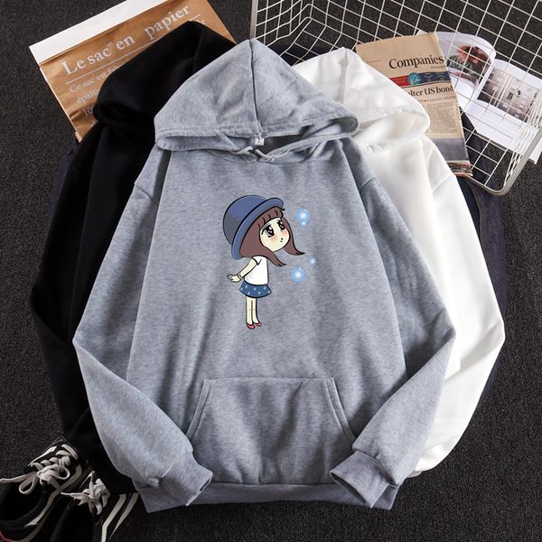 the new autumn/winter women's clothing students hoodie female korean version of loose tide with velvet long sleeves cartoon character p, Black
the new autumn/winter women's clothing students hoodie female korean version of loose tide with velvet long sleeves cartoon character p, Black
