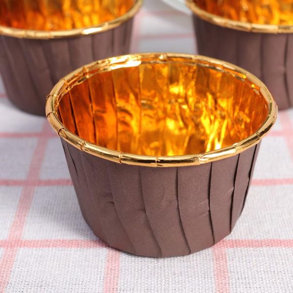 other festive & party supplies 100pcs disposable curled cake cups heat-resistant muffin cup baking cupcake wrappers (coffee and golden)
other festive & party supplies 100pcs disposable curled cake cups heat-resistant muffin cup baking cupcake wrappers (coffee and golden)