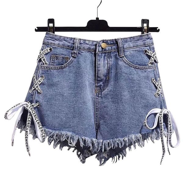 women's jeans summer high waisted jean shorts for women cut off side straps ripped tassel single breasted distressed denim, Blue
women's jeans summer high waisted jean shorts for women cut off side straps ripped tassel single breasted distressed denim, Blue