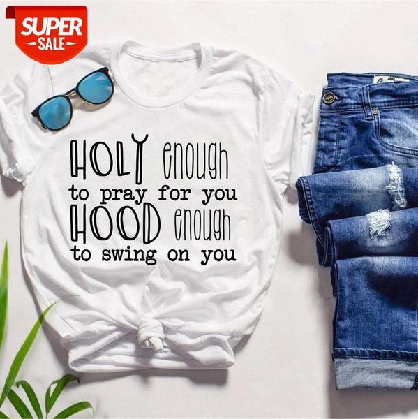sunfiz YF Holy Enough to Pray for You Hood Enough to Swing on You T Shirt Fashion Slogan Christian Jesus Faith Aesthetic Tee #U667, White
sunfiz YF Holy Enough to Pray for You Hood Enough to Swing on You T Shirt Fashion Slogan Christian Jesus Faith Aesthetic Tee #U667, White