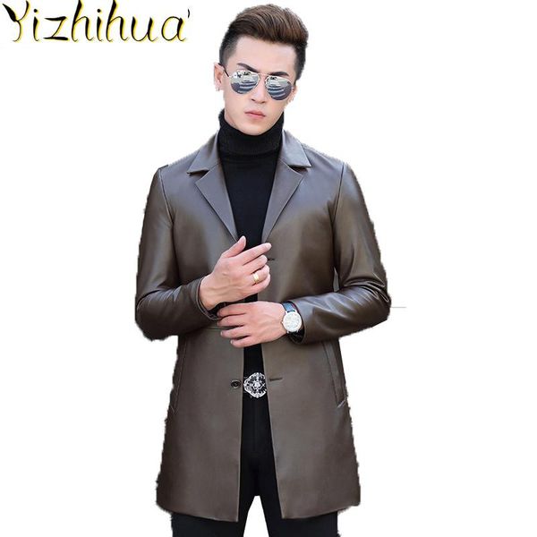men's leather & faux azazel genuine sheepskin jacket coat long windbreaker coats men spring autumn t-02-2303 kj2628, Black
men's leather & faux azazel genuine sheepskin jacket coat long windbreaker coats men spring autumn t-02-2303 kj2628, Black