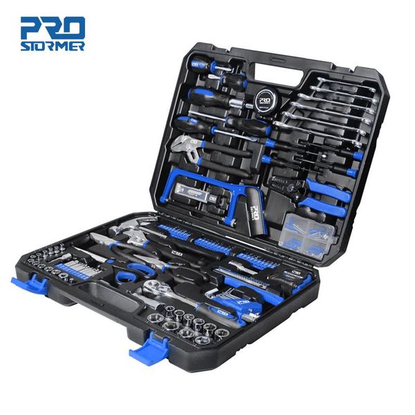 professional hand tool sets prostormer 198pcs set diy home repair kit woodworking tools bag car wrench saw screwdriver
professional hand tool sets prostormer 198pcs set diy home repair kit woodworking tools bag car wrench saw screwdriver