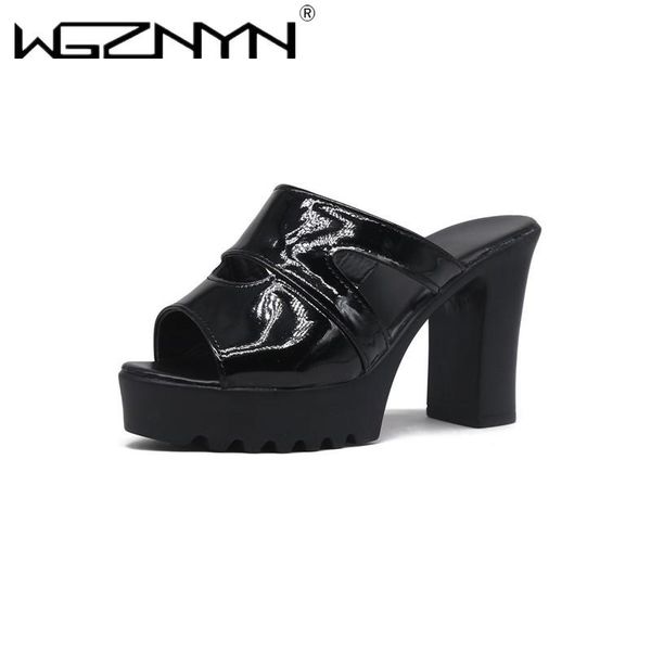 slippers wgznyn 2021 summer solid color women square high heels black casual mules shoes party slides
slippers wgznyn 2021 summer solid color women square high heels black casual mules shoes party slides