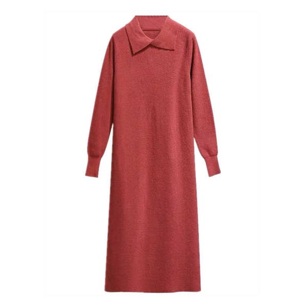 perhaps u woman elegant black red turn down collar long sleeve knee length straight solid autumn knitted dress d1512 210529, Black;gray
perhaps u woman elegant black red turn down collar long sleeve knee length straight solid autumn knitted dress d1512 210529, Black;gray