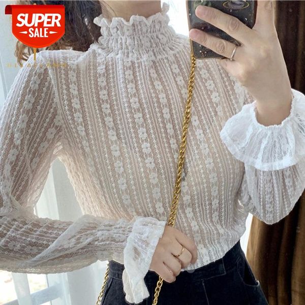 turtleneck ruffle long sleeve women's t shirt korean lace stitching see-through mesh loose t-shirt white cotton printed tshirt #6v0q
turtleneck ruffle long sleeve women's t shirt korean lace stitching see-through mesh loose t-shirt white cotton printed tshirt #6v0q