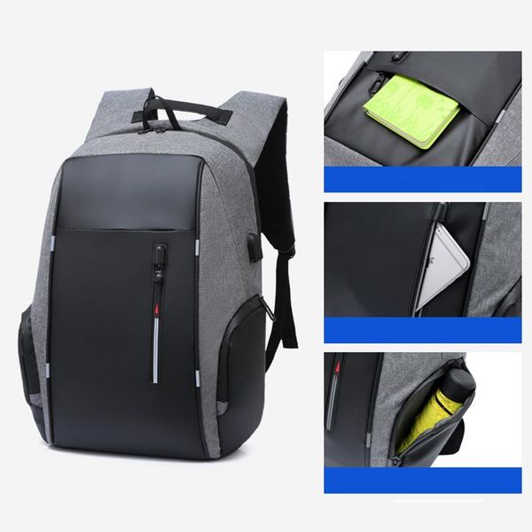 men's casual backpack waterproof and anti-theft lapbag, multi-function usb charging male business bagpack
men's casual backpack waterproof and anti-theft lapbag, multi-function usb charging male business bagpack