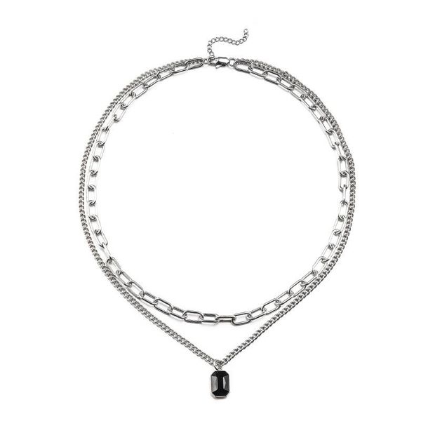 chains fashion street hip hop necklace round bead stainless steel stitching clavicle chain couple, Silver
chains fashion street hip hop necklace round bead stainless steel stitching clavicle chain couple, Silver